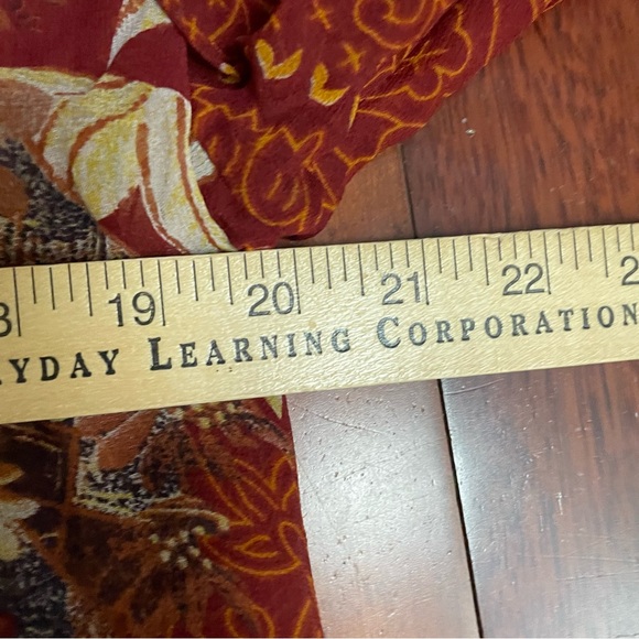 Citron Santa Monica Silk Cardigan Asian Open Front Floral Sheer Sz PS B33 - Picture 8 of 10